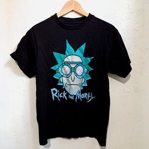 Rick and Morty Black graphic T-Shirt